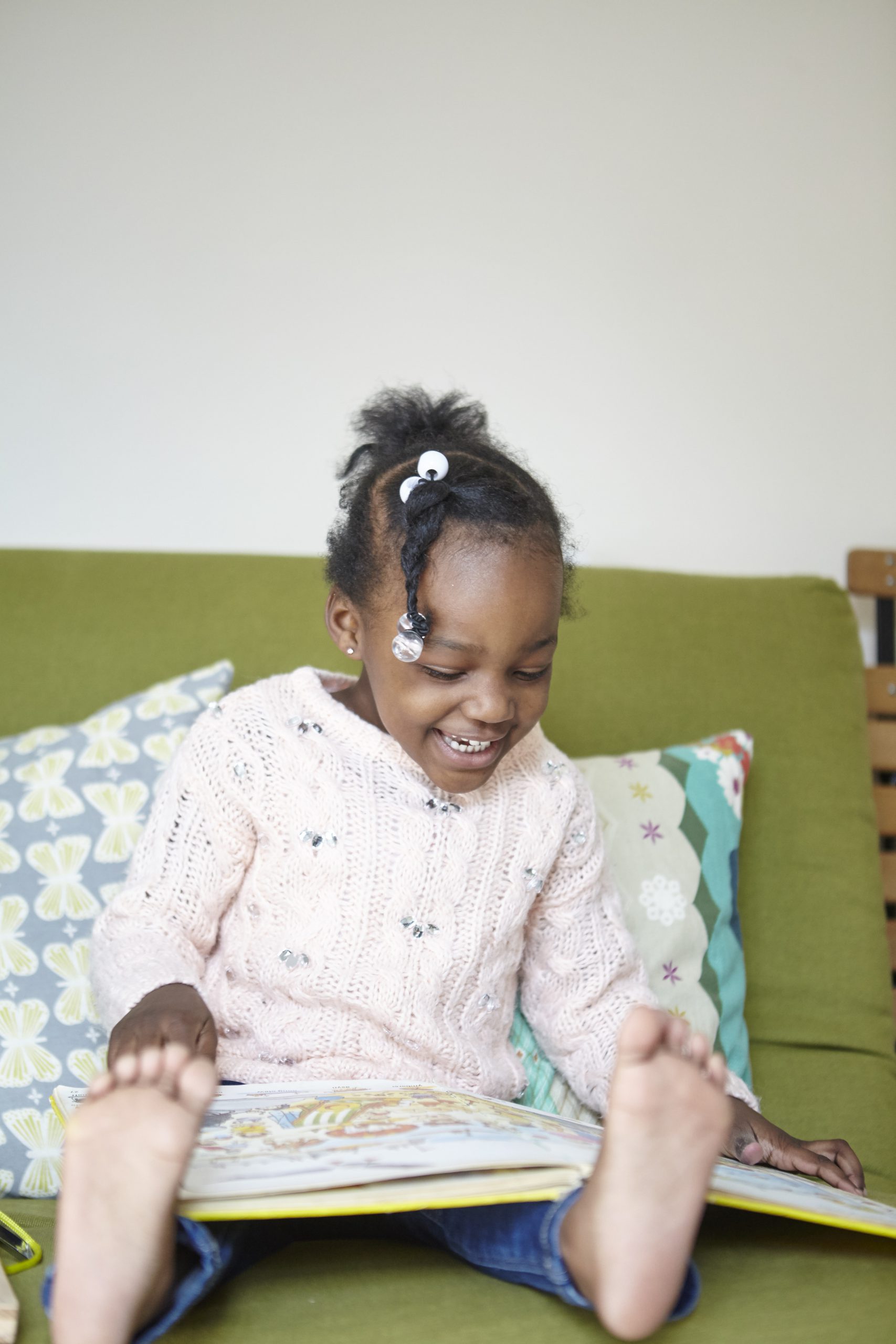 Reading on the sofa 01 - First4Adoption